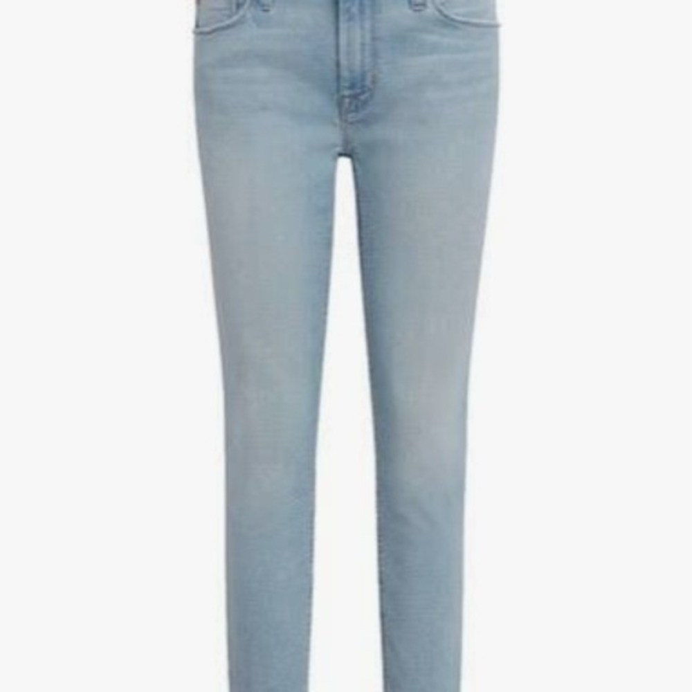 NWT Hudson Tally Mid Rise Skinny Light Wash Blue Women's Jeans Sz 25
